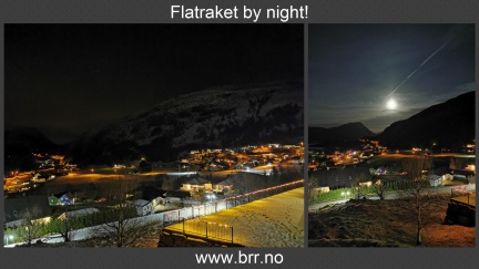 Flatraket by night