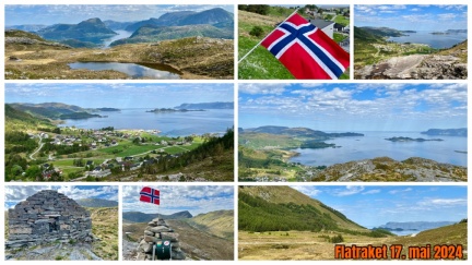 På fjelltur - 17. mai 2024